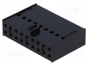 Plug; wire-board; female; C-Grid III; 2.54mm; PIN: 18; w/o contacts