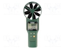 Thermoanemometer; LCD (4000),with a backlit; 0,2÷30m/s; AN300-C