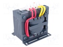 Transformer: mains; 160VA; 230VAC; 24V; Leads: terminal block; IP00