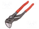 Pliers; adjustable; Pliers len: 180mm; Max jaw capacity: 40mm