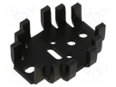 Heatsink: extruded; U; black; L: 41.3mm; W: 33mm; H: 12.7mm; 14K/W