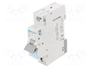 Circuit breaker; 230/400VAC; Inom: 6A; Poles: 1; DIN; Charact: B; 6kA