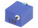 Potentiometer: mounting; vertical,multiturn; 100kΩ; 250mW; SMD