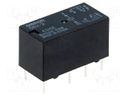 Relay: electromagnetic; DPDT; Ucoil: 4.5VDC; 0.5A/125VAC; 2A/30VDC