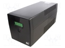 Power supply: UPS; 353x149x162mm; 600W; 1kVA; No.of out.sockets: 7
