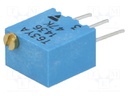 Potentiometer: mounting; multiturn; 50kΩ; 250mW; ±10%; linear; THT