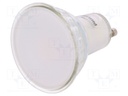 LED lamp; neutral white; GU10; 230VAC; 550lm; 5W; 120°; 4000K