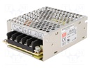 Power supply: switched-mode; modular; 35W; 5VDC; 99x82x36mm; 7A