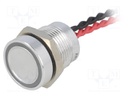 Switch: piezoelectric; Pos: 2; SPST-NO; 0.2A/24VAC; 0.2A/24VDC