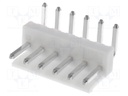 Socket; wire-board; male; VH; 3.96mm; PIN: 6; THT; 250V; 10A; -25÷85°C