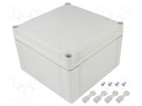 Enclosure: multipurpose; X: 200mm; Y: 200mm; Z: 132mm; FPC; IP66,IP67