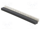 Socket; pin strips; female; PIN: 80; angled 90°; 2.54mm; THT; 2x40