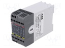 Module: safety relay; 24VDC; Mounting: DIN; -10÷55°C; Safety cat: 4