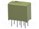 Relay: electromagnetic; DPDT; Ucoil: 4.5VDC; 0.3A/125VAC; 1A/30VDC