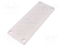 Multigate grommet; TPE (thermoplastic elastomer); light grey