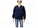 Sweatshirt; ESD; S; IEC 61340; cotton,polyester,carbon fiber