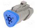 Connector: wire-wire; PX0; terminator; IP68; grey