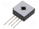 Single-phase bridge rectifier; Urmax: 100V; If: 15A; Ifsm: 300A