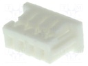 Plug; wire-board; female; 1.25mm; PIN: 4; w/o contacts; for cable