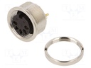 Connector: M16; female; IP68; socket; soldering; 60V; PIN: 5; 5A