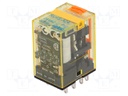Relay: electromagnetic; 4PDT; Ucoil: 24VAC; 6A/250VAC; 6A/30VDC