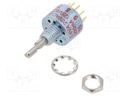 Switch: rotary; Pos: 5; 0.25A/125VAC; 0.25A/28VDC; 36°; -30÷85°C