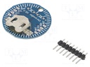 Module: RTC; DS3231; I2C; 3.3÷5VDC; RTC battery,pin strips; Ø30mm