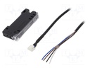 Sensor: optical fibre amplifier; NPN; IP40; 12÷24VDC; -10÷50°C