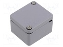 Enclosure: multipurpose; X: 45mm; Y: 50mm; Z: 30mm; AL; aluminium