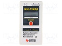 Surface resistance measuring kit; ESD; Package: case; 0÷37°C