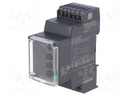 Module: current monitoring relay; AC current; 380÷415VAC; DIN