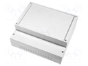 Enclosure: wall mounting; X: 296mm; Y: 261mm; Z: 112mm; RCP; ABS; grey