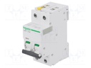 Circuit breaker; 400VAC; Inom: 25A; Poles: 2; DIN; Charact: C; 10kA