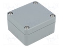 Enclosure: multipurpose; X: 58mm; Y: 64mm; Z: 35mm; ABS; dark grey