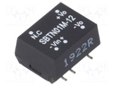 Converter: DC/DC; 1W; Uin: 10.8÷13.2V; 12VDC; Iout: 8.4÷84mA; SMD