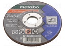 Grinding wheel; Ø: 125mm; Øhole: 22.2mm; Disc thick: 6mm; steel