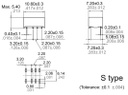 Relay: electromagnetic; DPDT; Ucoil: 4.5VDC; 0.3A/125VAC; 2A/30VDC