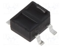 Sensor: photoelectric; retro-reflective; Mounting: SMT; Range: 1mm