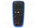 Digital multimeter; LCD (4000),with a backlit; I DC: 4/10A; IP54