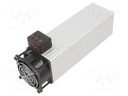 Heater; 150W; 230V; IP20; DIN rail; 16m3/h; 210x89x60mm