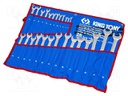 Wrenches set; combination spanner; Pcs: 26