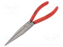 Pliers; curved,half-rounded nose; 200mm