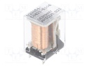 Relay: electromagnetic; DPDT; Ucoil: 24VDC; 2A; miniature; 700Ω