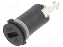 Fuse holder; cylindrical fuses; 10A; on panel; -40÷85°C; UL94V-0