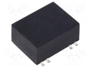 Isolated Board Mount DC/DC Converter, ITE, 2 Output, 1 W, 12 V, 42 mA, -12 V