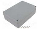 Enclosure: multipurpose; X: 121mm; Y: 171mm; Z: 55mm; ABS; light grey