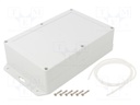 Enclosure: multipurpose; X: 140mm; Y: 210mm; Z: 60mm; ZP; ABS; gasket