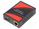 Industrial module: media converter; GIGA ETHERNET/SFP fiber