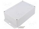 Enclosure: multipurpose; X: 120mm; Y: 180mm; Z: 60mm; ZP; ABS; gasket