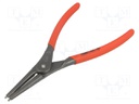 Pliers; internal circlip; Ring: external; Pliers len: 225mm